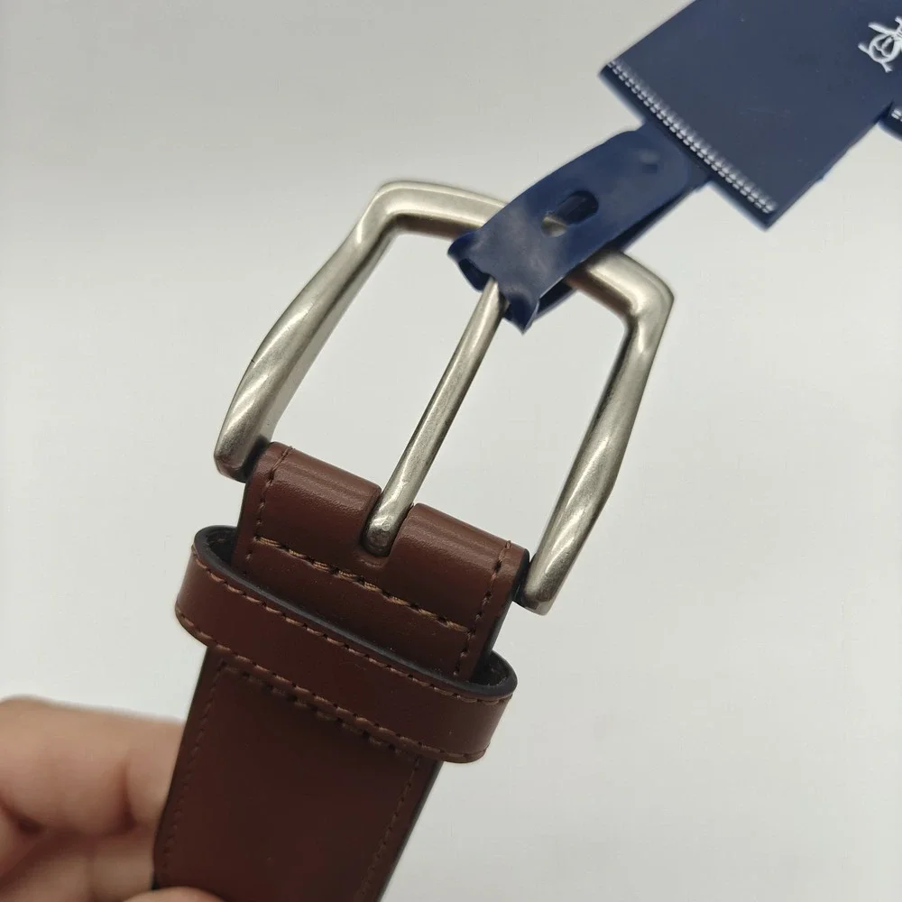 Original Penguin Men's Golf Needlepoint Belt Size 40 Navy Golf Cart Clubs NWT